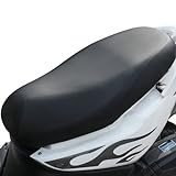 APUKESE Funda para Asiento de Moto Impermeable, Universal y válida para la mayoría de Modelos, Piel elástica, protección Solar y contra la Lluvia, Antideslizante, resiste arañazos y es Transpirable.